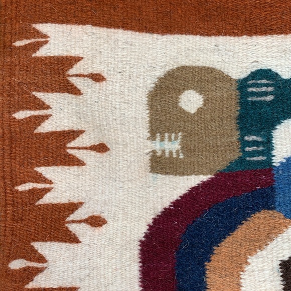 Wool tapestry handmade Mexico - Picture 11 of 13